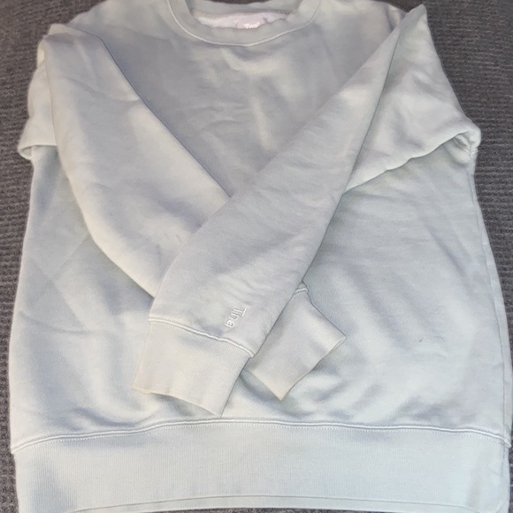 TNA Cozy AF pale blue crew sweatshirt - Picture 4 of 4